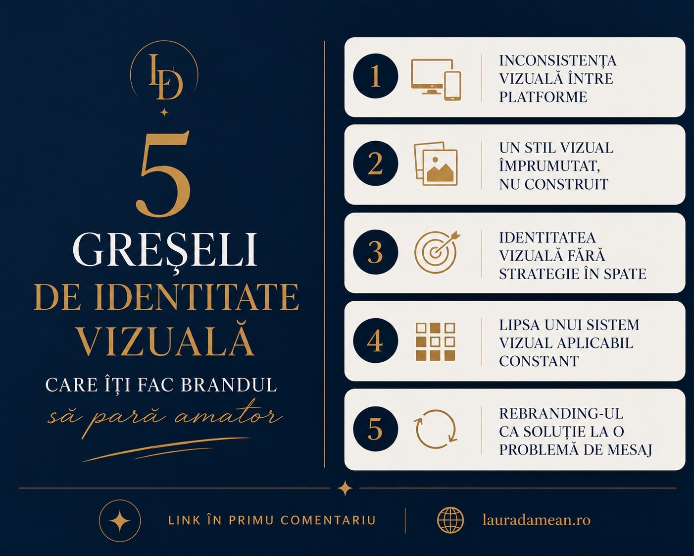 5 greșeli de identitate vizuală care îți fac brandul să pară amatoristic