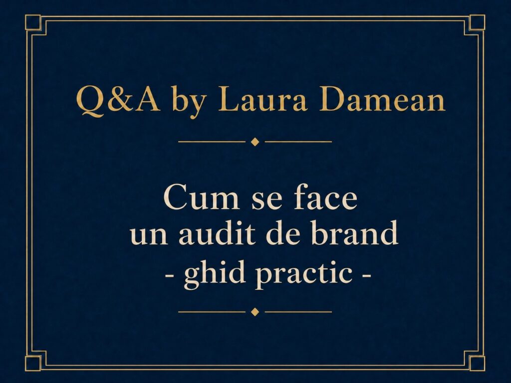 cum se face un audit de brand