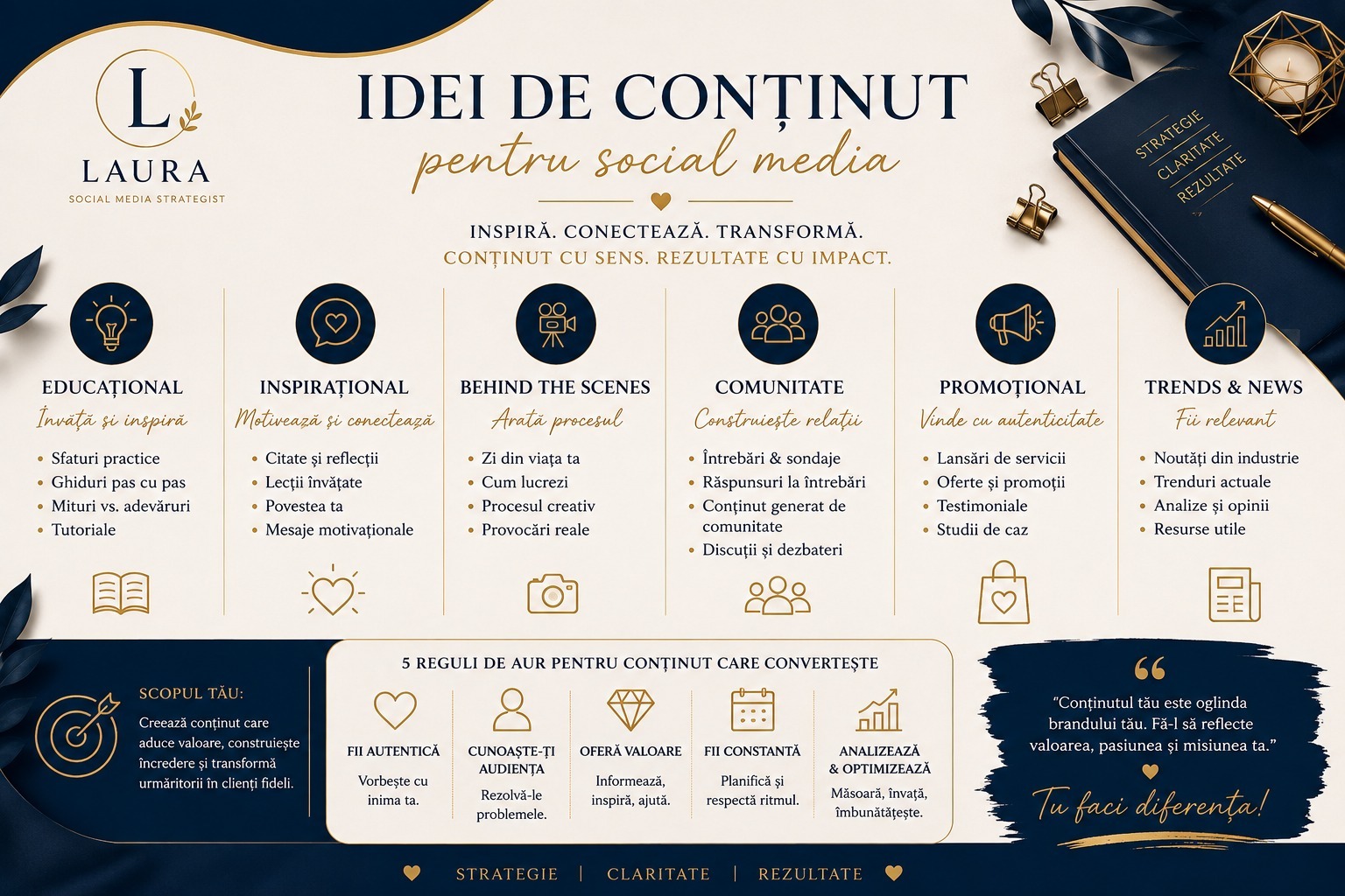 idei de postări social media