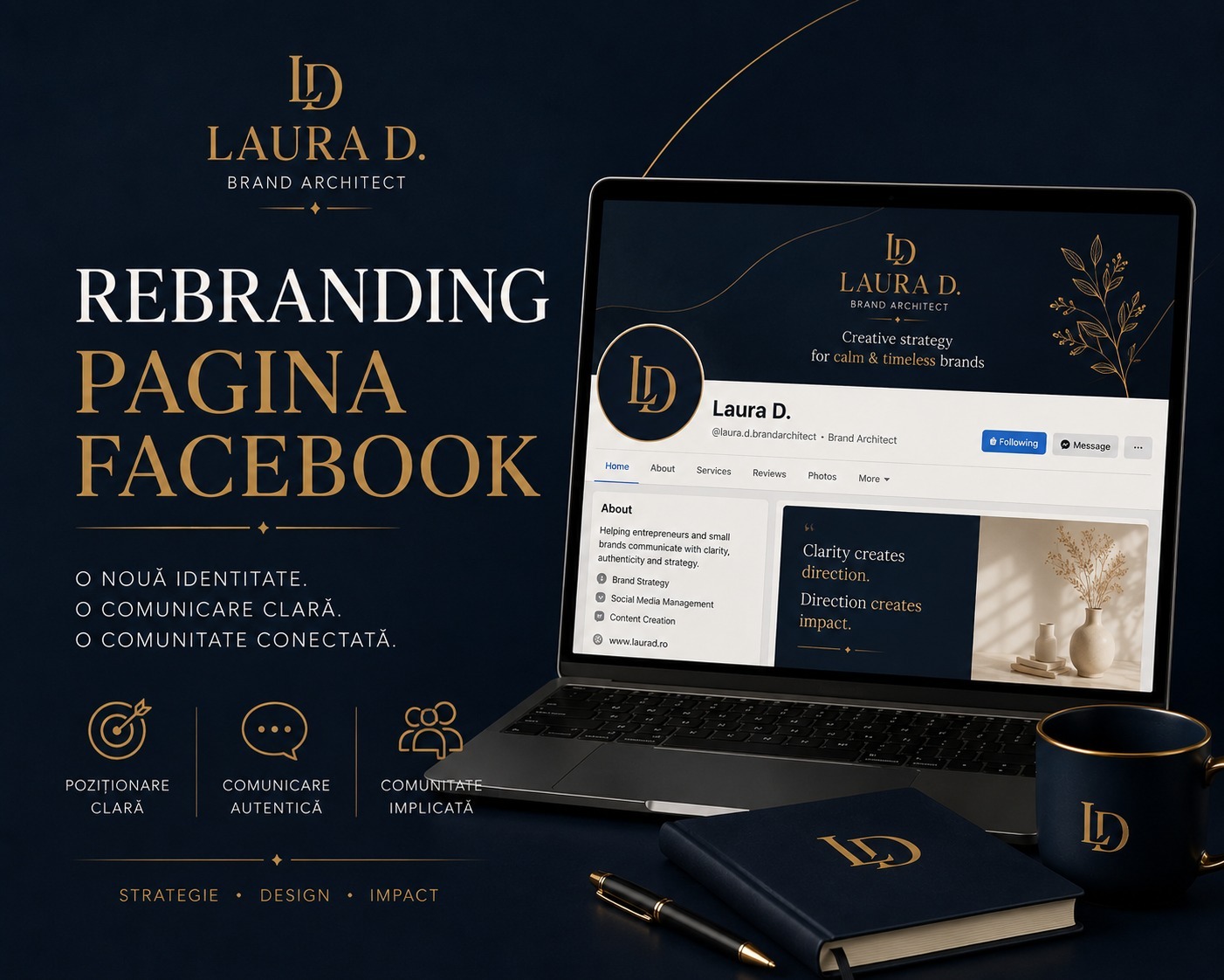 rebranding pagina Facebook